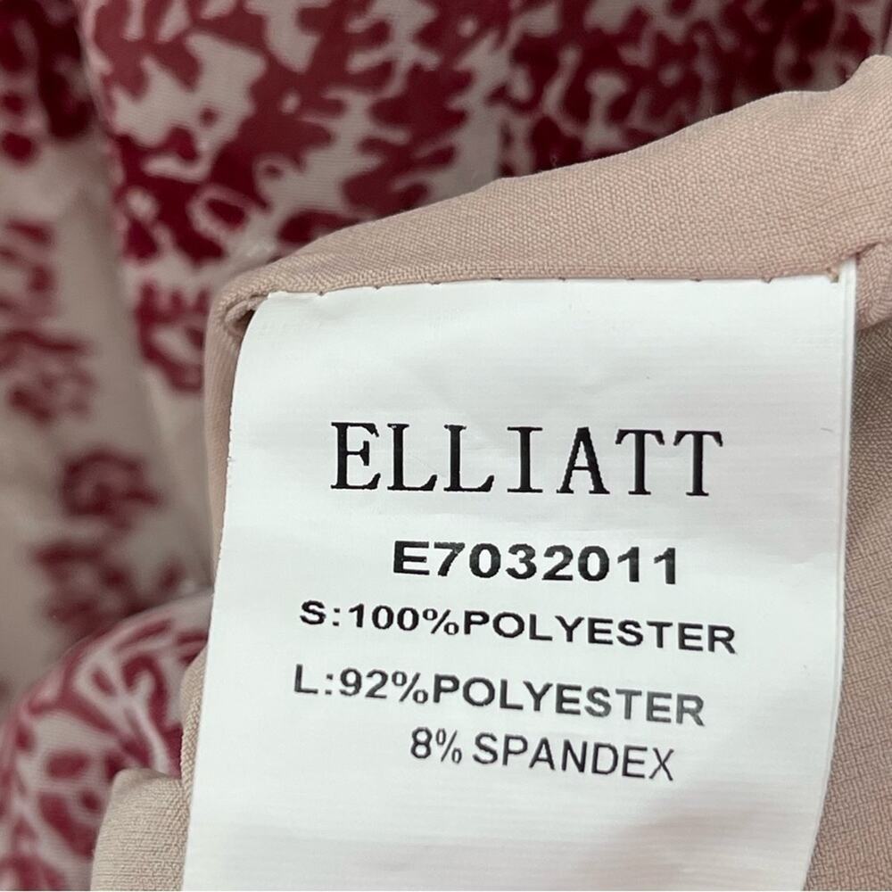 Revolve Elliatt Iridescent Sheath V-Neck Puff Sleeve Cocktail Dress Size Small - Picture 10 of 16